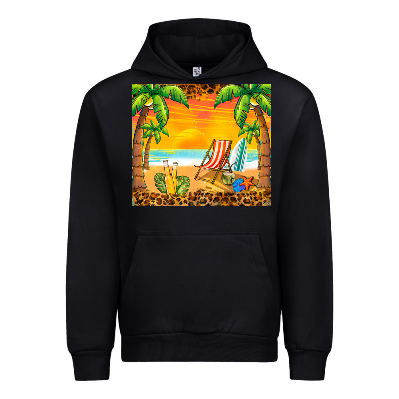 Sunset Beach Urban Hoodie by BarkalooDesign | Teevron
