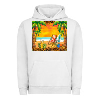 Pigment Lunar Rock sunset beach Urban Hoodie - BarkalooDesign