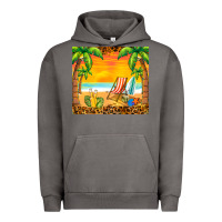 Pigment Tornado sunset beach Urban Hoodie - BarkalooDesign
