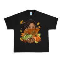 Black Fall with black girl Urban Heavy Tee - NancyCooperArtShop