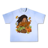 Fall With Black Girl Urban Heavy Tee | Teevron