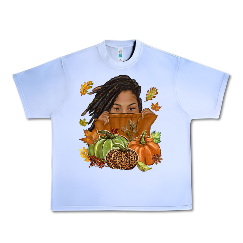 Fall With Black Girl Urban Heavy Tee by NancyCooperArtShop | Teevron