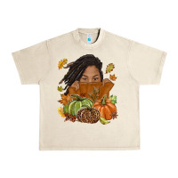 Sandshell Fall with black girl Urban Heavy Tee - NancyCooperArtShop
