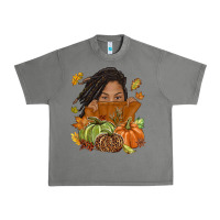 Tornado Fall with black girl Urban Heavy Tee - NancyCooperArtShop