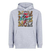 Heather Grey Mom Race Heavyweight Hoodie - RacoonDesign