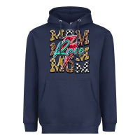 Navy Mom Race Heavyweight Hoodie - RacoonDesign