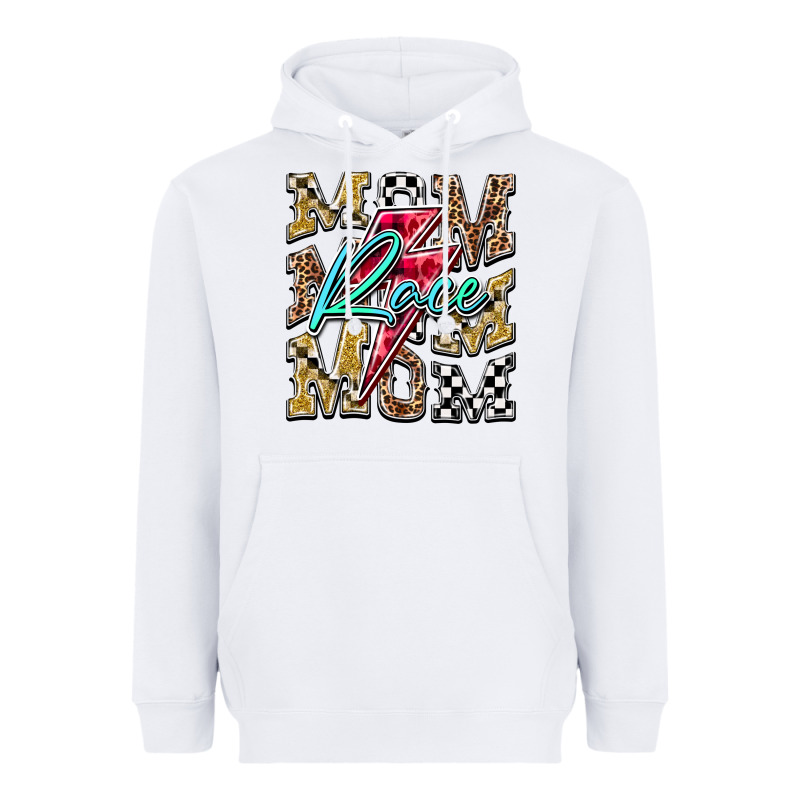 Mom Race Heavyweight Hoodie by RacoonDesign | Teevron
