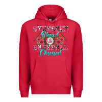 Cardinal stressed blessed & baseball obsessed Premium Hoodie - BundleAndBundleShop