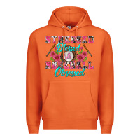 Carrot stressed blessed & baseball obsessed Premium Hoodie - BundleAndBundleShop
