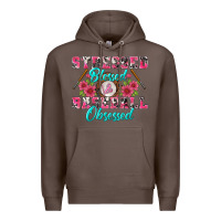Coffee stressed blessed & baseball obsessed Premium Hoodie - BundleAndBundleShop