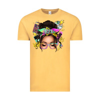 Vintage Mustard 90s messy bun Vintage Tee - texasbilliewilder