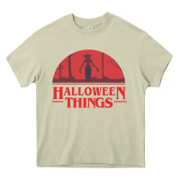 Mossy Halloween Things Strange Halloween Heavy Core Tee - lanVoArt