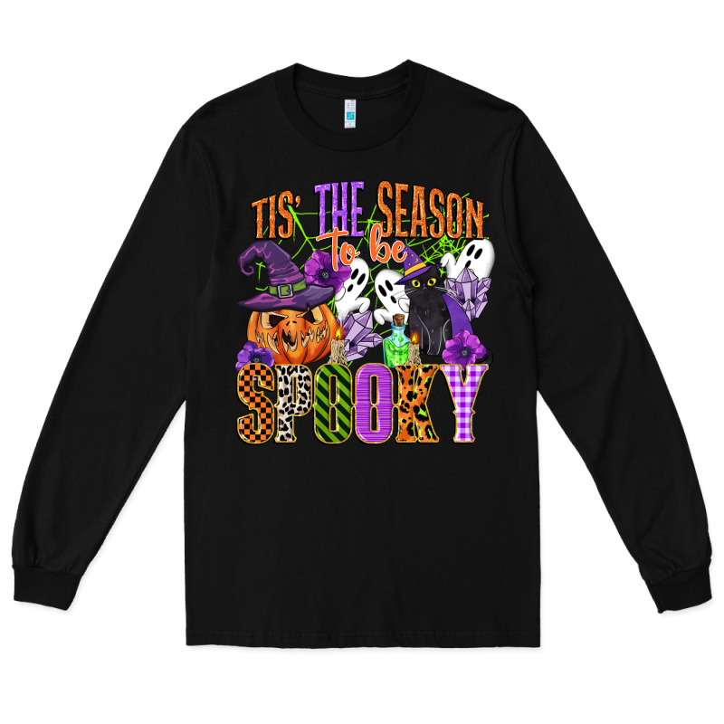 Tis The Season To Be Spooky Long Sleeve Tee by CowGirlArtShop | Teevron