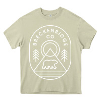 Mossy Breckenridge Colorado Bear Mountains Trees Hiking Heavy Core Tee - lanVoArt