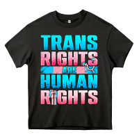 Asphalt Trans Rights Are Human Rights Heavy Core Tee - BundleAndBundleShop