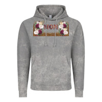 Cloud Rock mom burgundy flowers with leopard Vintage Hoodie - TumblerDesignByShophia