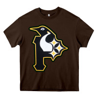 Chocolate Brown pittsburgh combined sports shirt and sticker Heavy Core Tee - lanVoArt