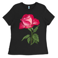 Black Love At First Sight Rose Ladies Tee - LillyAllenDesigns