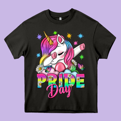 Pride Day Lgbtq Heavy Core Tee Designed By Bundleandbundleshop