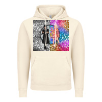 Vintage Artic gothic girl and colorful girl best friends Vintage Hoodie - TumblerDesignByShophia
