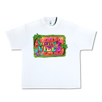 White summer vibes watermelon Urban Heavy Tee - JahusDesignShop