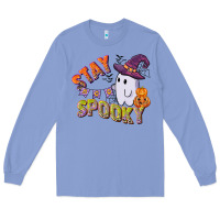 Colony Blue stay spooky Long Sleeve Tee - CowGirlArtShop