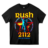 Black rush blue starman 2112  40th anniversary Heavy Core Tee - lanVoArt