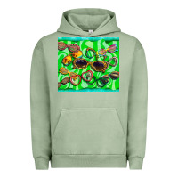 Pigment Oil Green sunglasses Urban Hoodie - BarkalooDesign