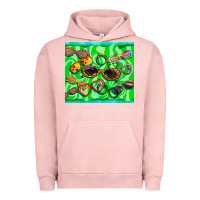 Pigment Salmon sunglasses Urban Hoodie - BarkalooDesign