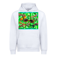 White sunglasses Urban Hoodie - BarkalooDesign