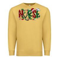 Antique Gold nurse christmas Premium Sweatshirt - RacoonDesign