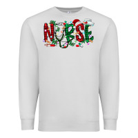 Dove Grey nurse christmas Premium Sweatshirt - RacoonDesign