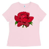 Oklahoma Rose Illustrations Ladies Tee | Teevron