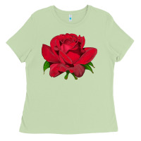 Matcha Oklahoma Rose Illustrations Ladies Tee - LillyAllenDesigns