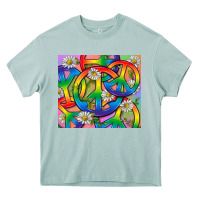 Arona Pride LGBTQ+ Peace Tumbler Heavy Core Tee - BundleAndBundleShop
