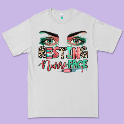 Resting Nurse Face Premium Tee Designed By Ranaportraitstore