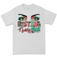 Dove Grey resting nurse face Premium Tee - RanaPortraitStore