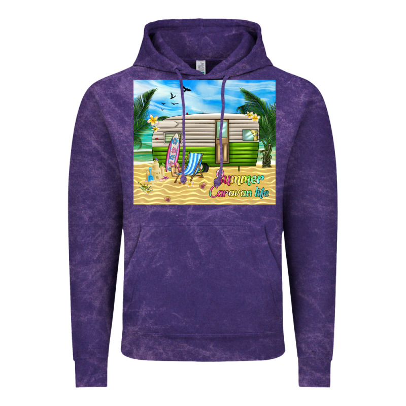 Summer Caravan Life Vintage Hoodie by TumblerDesignByShophia | Teevron
