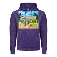 Cloud Purple summer caravan life Vintage Hoodie - TumblerDesignByShophia