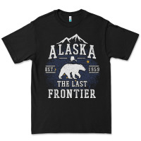 Black Alaska The Last Frontier Premium Tee - lanVoArt
