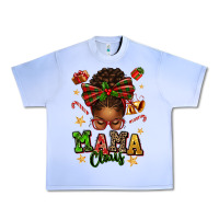 Grape Ice mama claus afro messy bun Urban Heavy Tee - texasbilliewilder