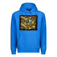 True Royal camouflage and leopard background Premium Hoodie - BundleAndBundleShop