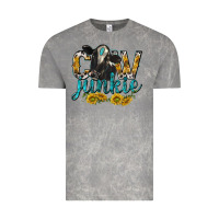 Cloud Rock Cow Junkie with Cow Vintage Tee - texasbilliewilder