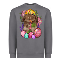 Storm Rabbit And Carrot Easter Heavyweight Sweatshirt - BundleAndBundleShop