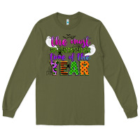 Army Green the most spooktacular time of the year Long Sleeve Tee - CowGirlArtShop
