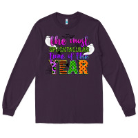 Plum the most spooktacular time of the year Long Sleeve Tee - CowGirlArtShop