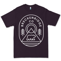 Plum Breckenridge Colorado Bear Mountains Trees Hiking Premium Tee - lanVoArt