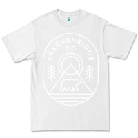 White Breckenridge Colorado Bear Mountains Trees Hiking Premium Tee - lanVoArt