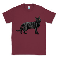 Burgundy Bombay Cat Classic Tee - LillyAllenDesigns
