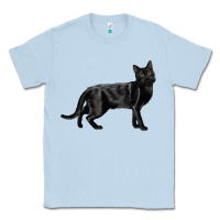 Dusty Blue Bombay Cat Classic Tee - LillyAllenDesigns